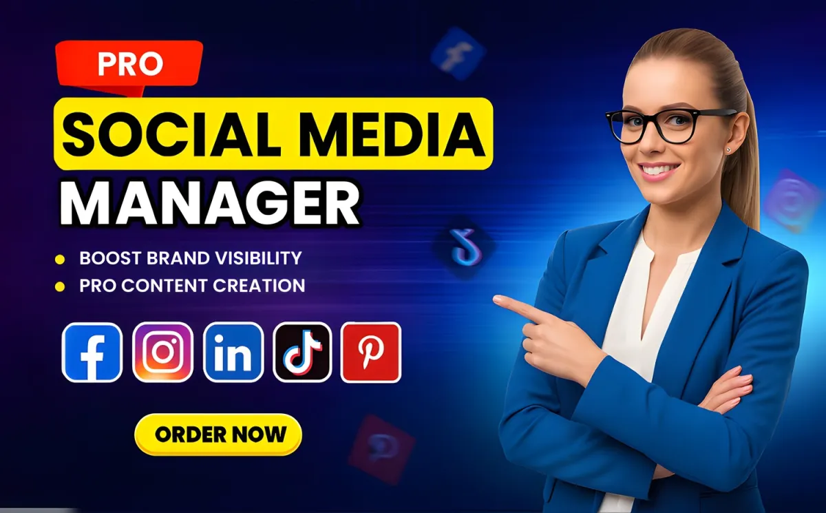 I will manage your social media marketing for you business 
