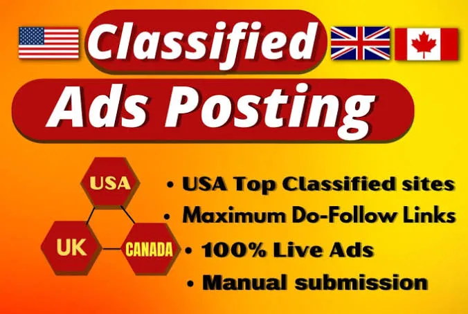 I Will Build 120+ Classified Ads Posting On Top Authority Website