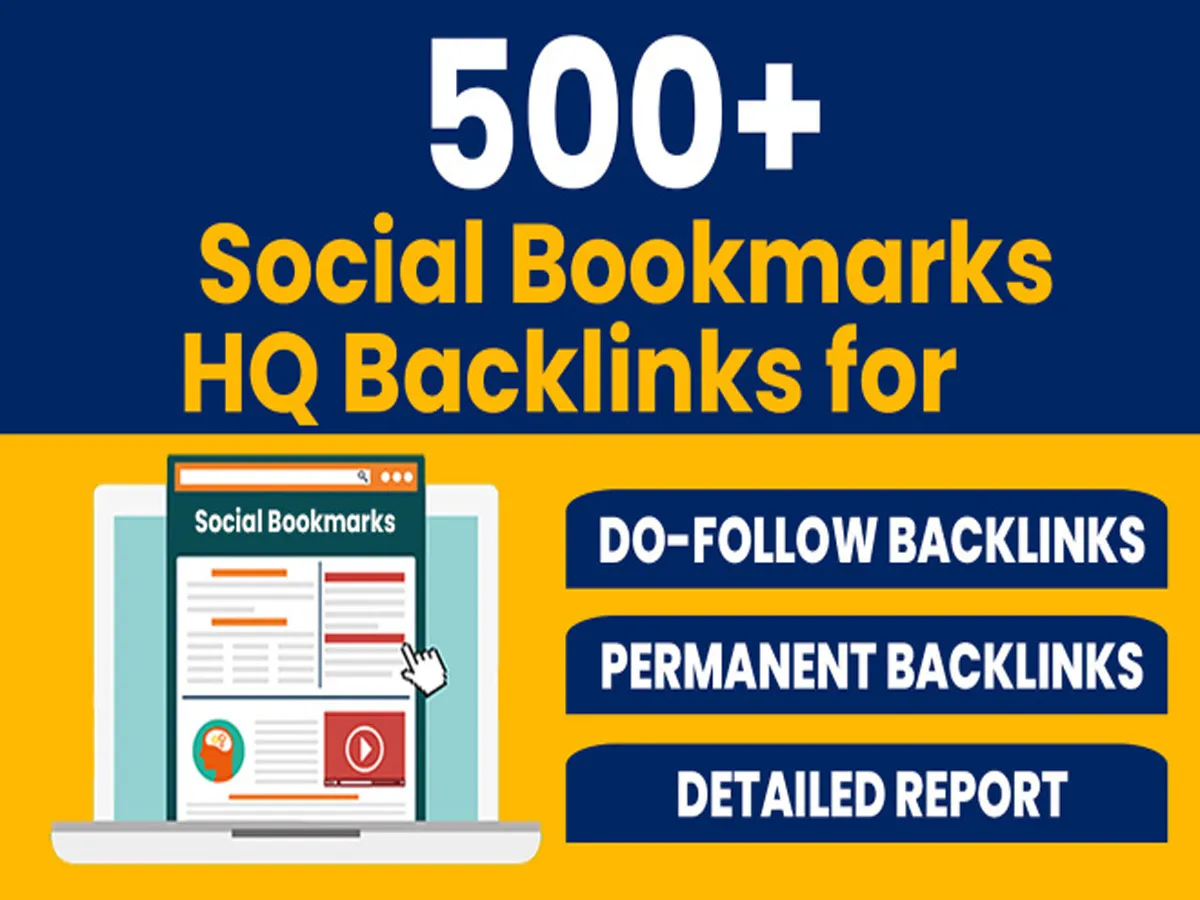 500 HQ Social Bookmarks for your site ranking improvement