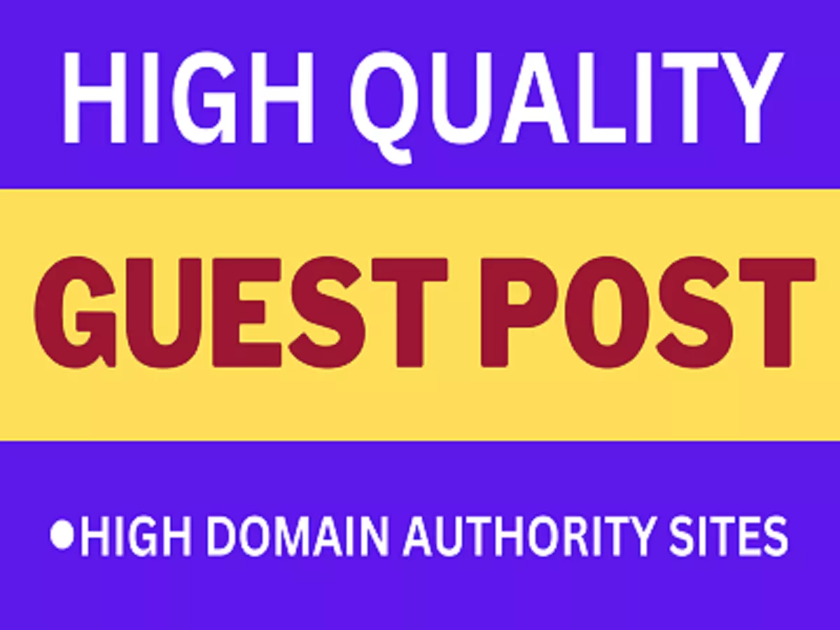 I will do HQ guest post and dofollow SEO backlinks for your website