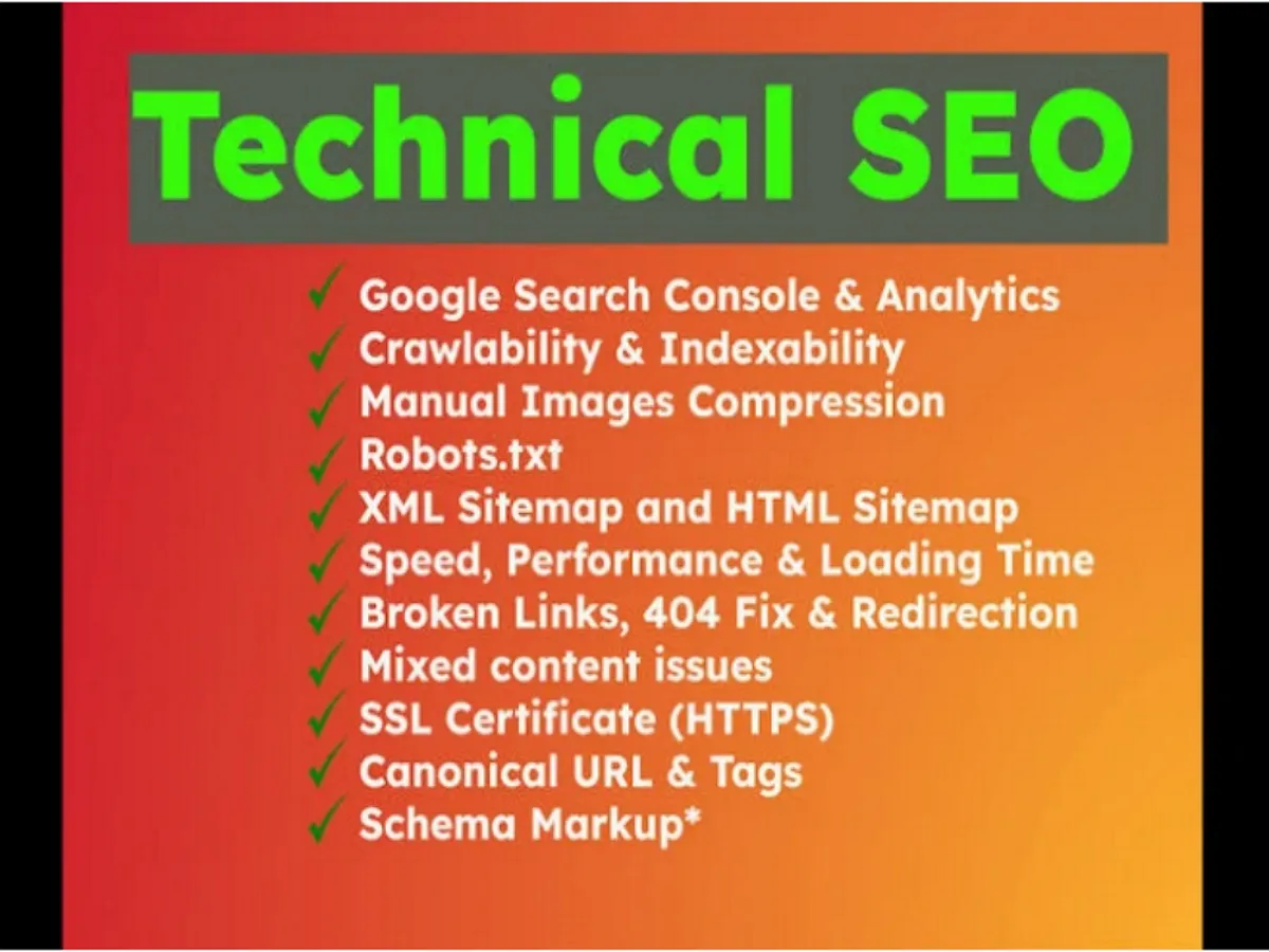 Fix 404 errors, broken links, robot txt, and XML sitemap indexing