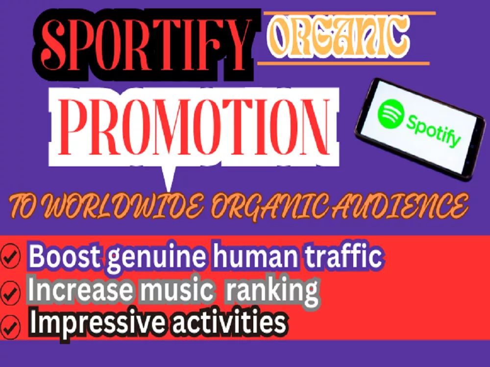 promote your spotify music and make it viral spotify with targeted audience