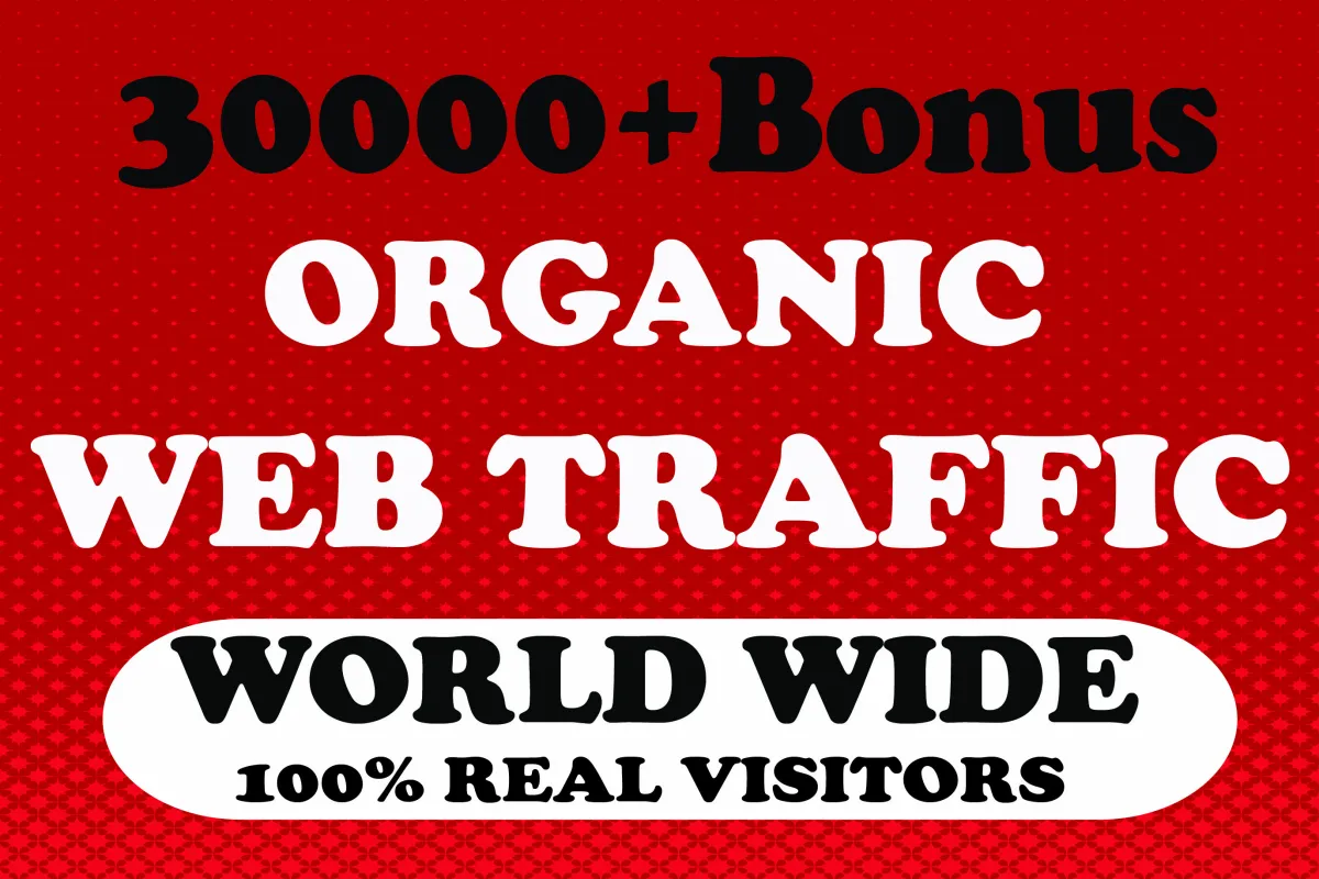 I will send 30000+ worldwide web traffic for website. Daily 3k-5k