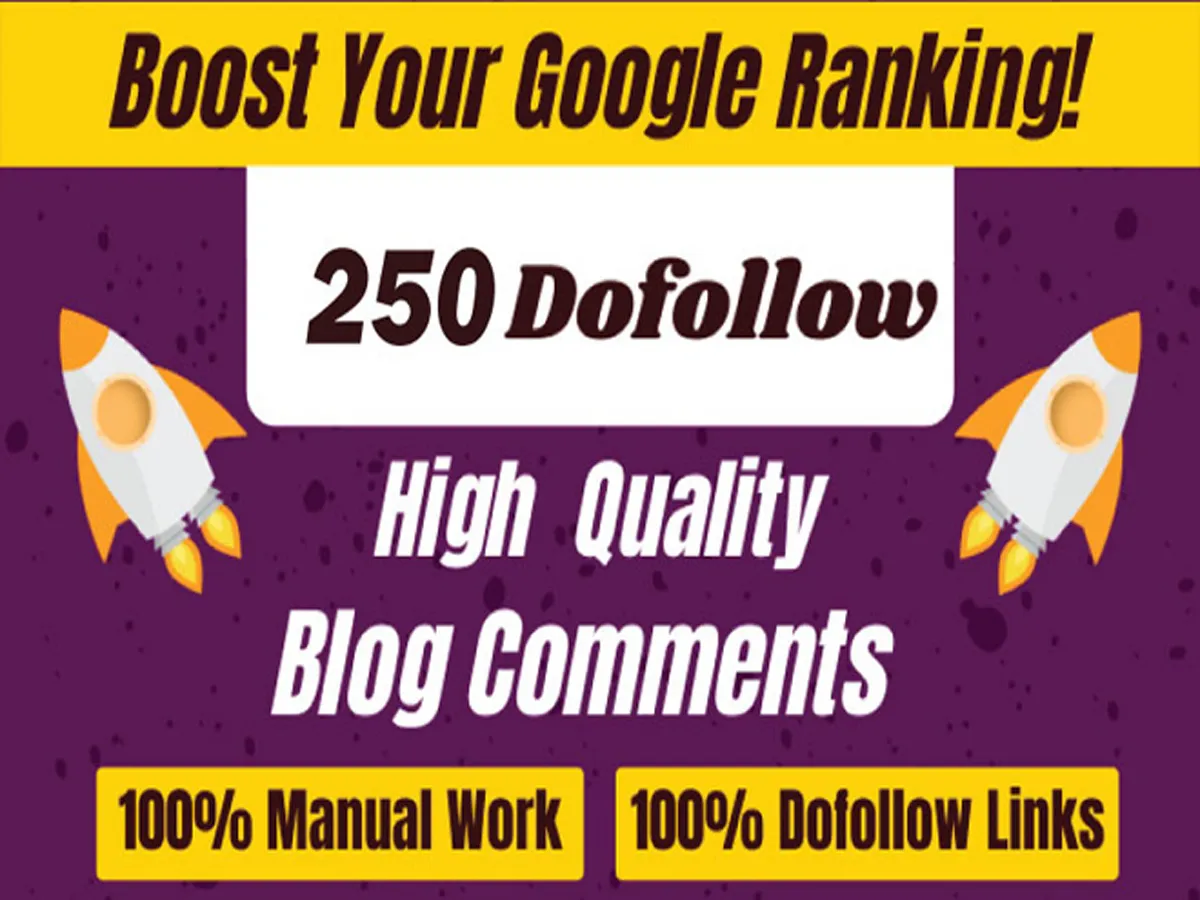 250 Unique Do follow high DA PA Backlinks