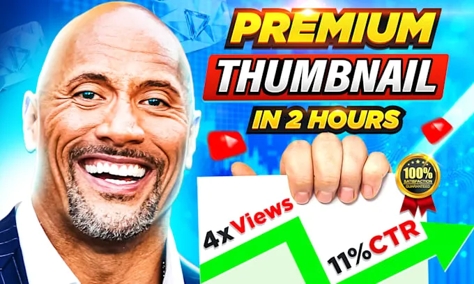 design catchy youtube thumbnail within 3 hours