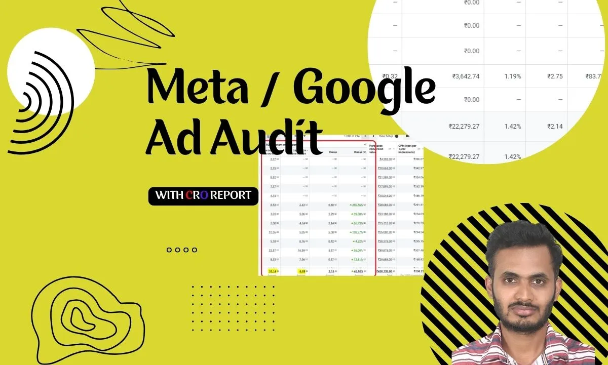 I will help D2C brands audit their Ad process to generate ROAS above 4