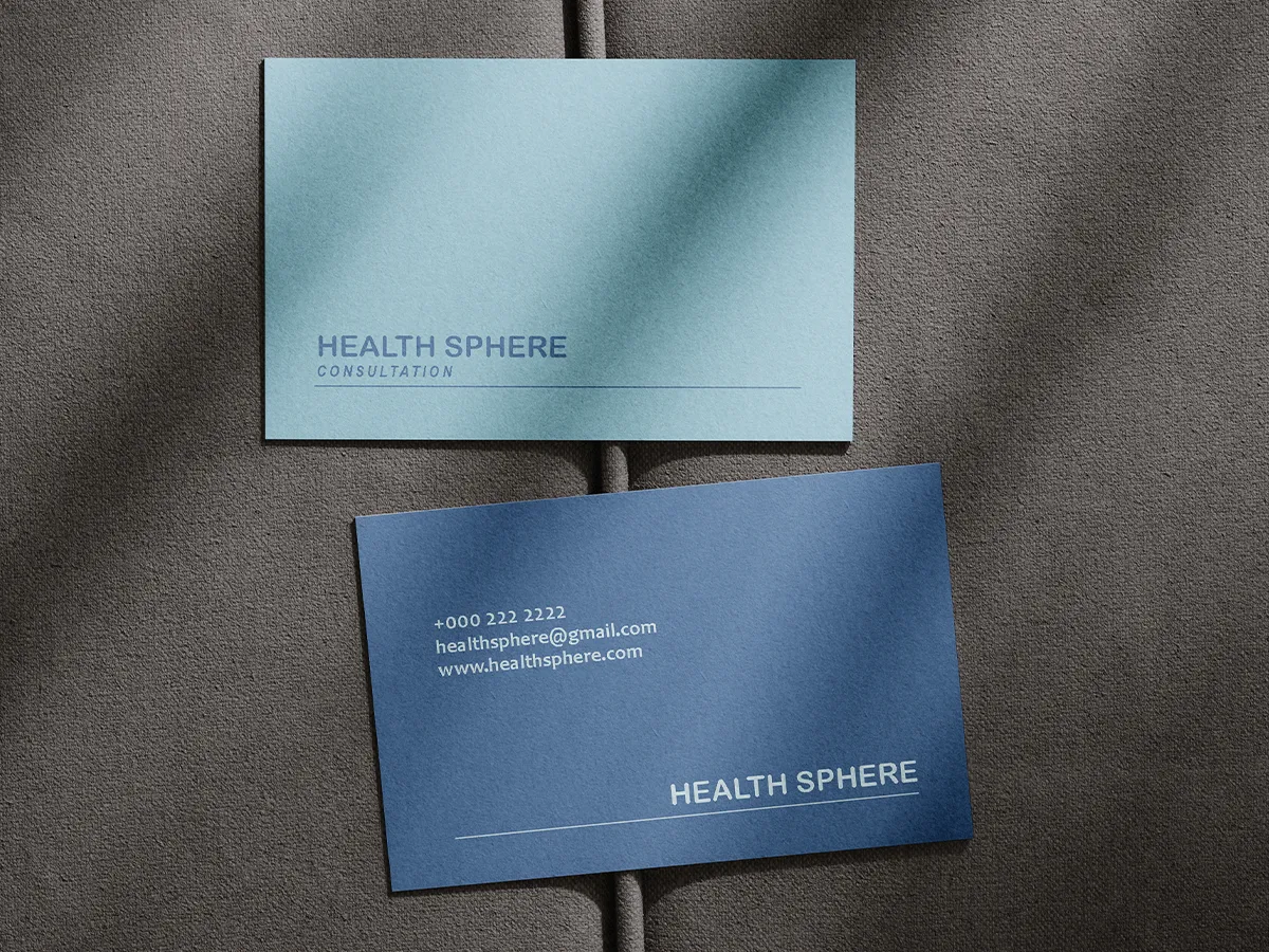 do minimalist, clean and luxury business card design for you