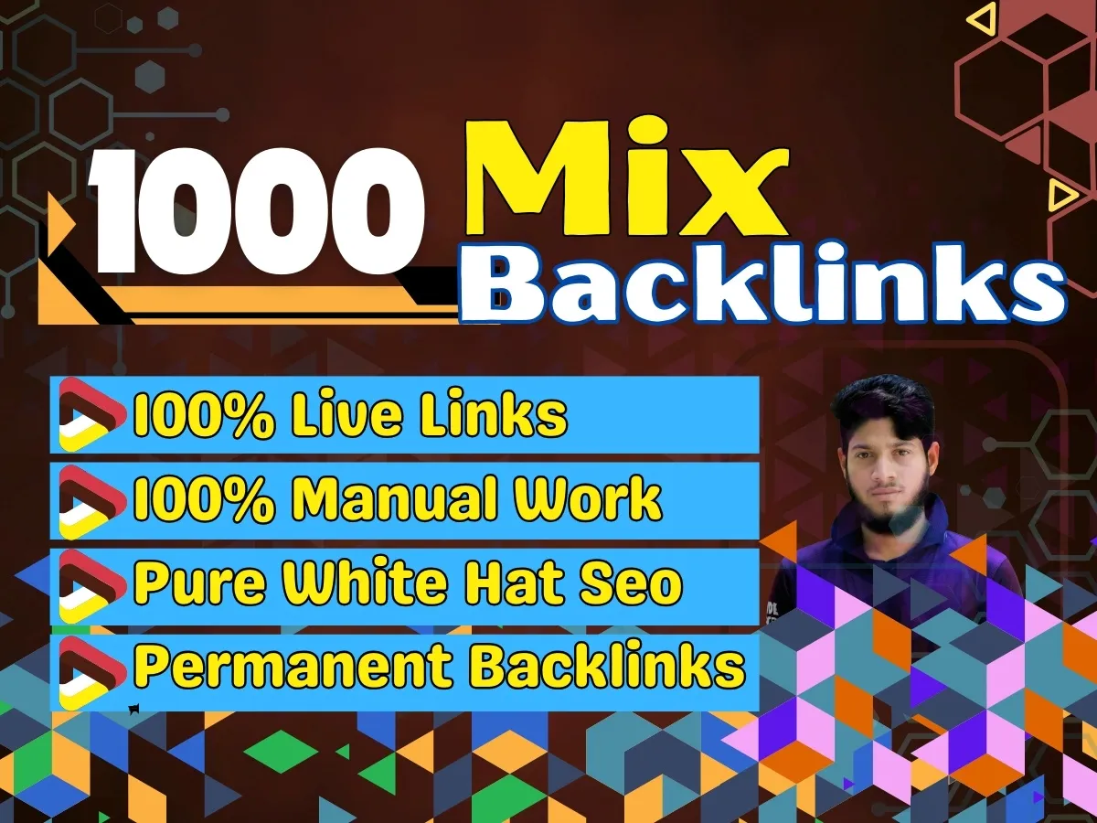 Provide 1000 HQ with Mixed Backlinks to increase your website's ranking