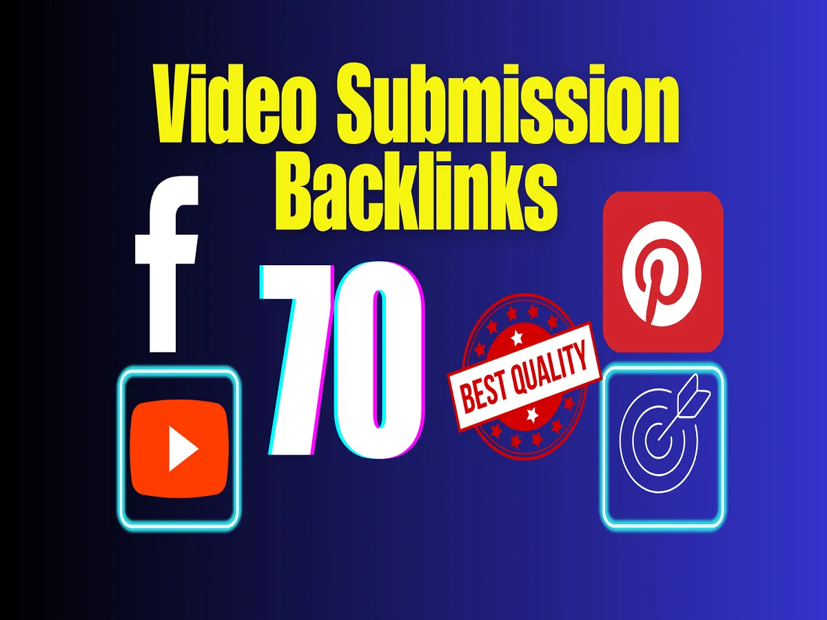 Manual Video Submission On 100 High Da Sites - YouTube Video Promotion