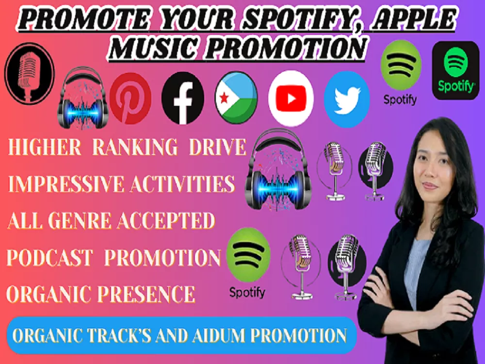 do organic spotify music promotion by playlist placement to worldwide audience