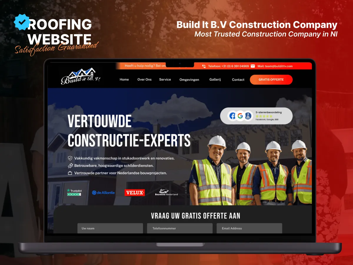 Roofing Website & Branding | Technical SEO & GMB Setup for Roofing Businesses