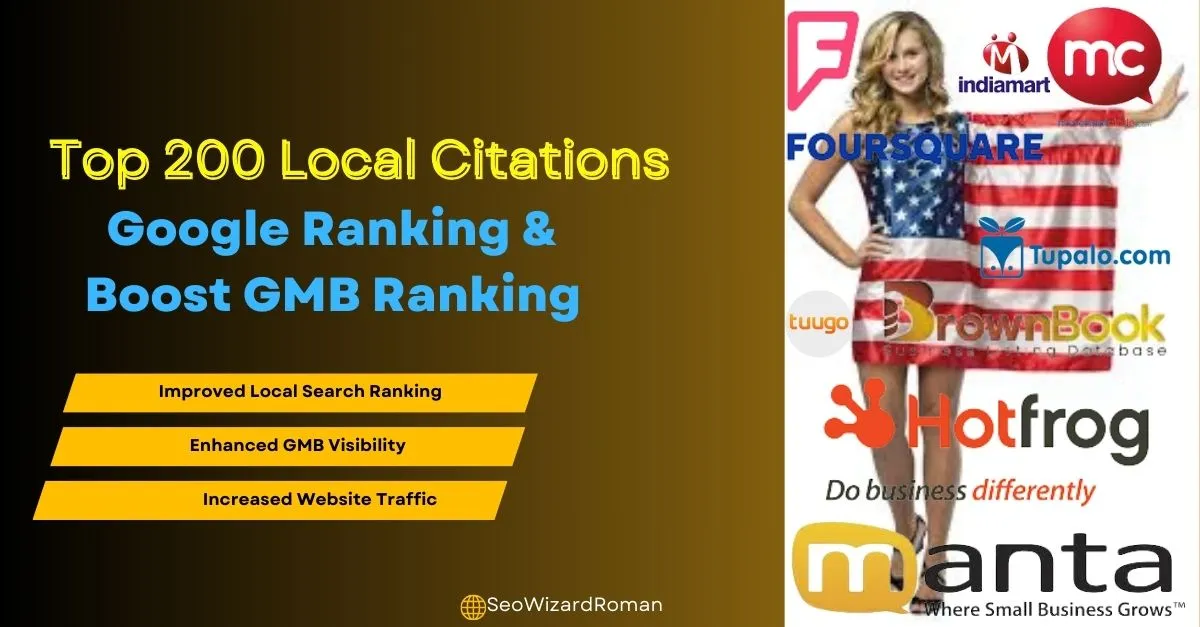 I will do top 200 local citations for Google ranking & boost GMB ranking