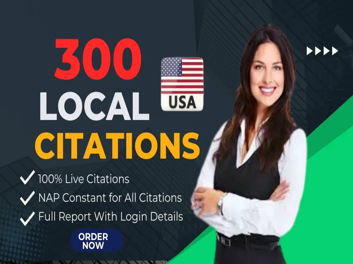  list your business in top 300 live USA local SEO citations backlinks