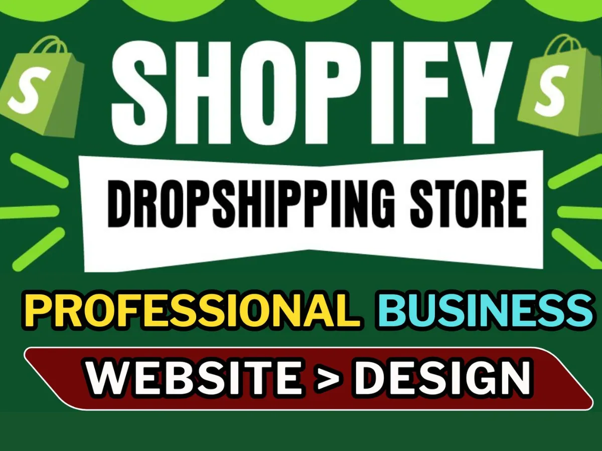 Unique Shopify Website, Dropshipping Shopify Store Design Ecommerce Business Website Developer