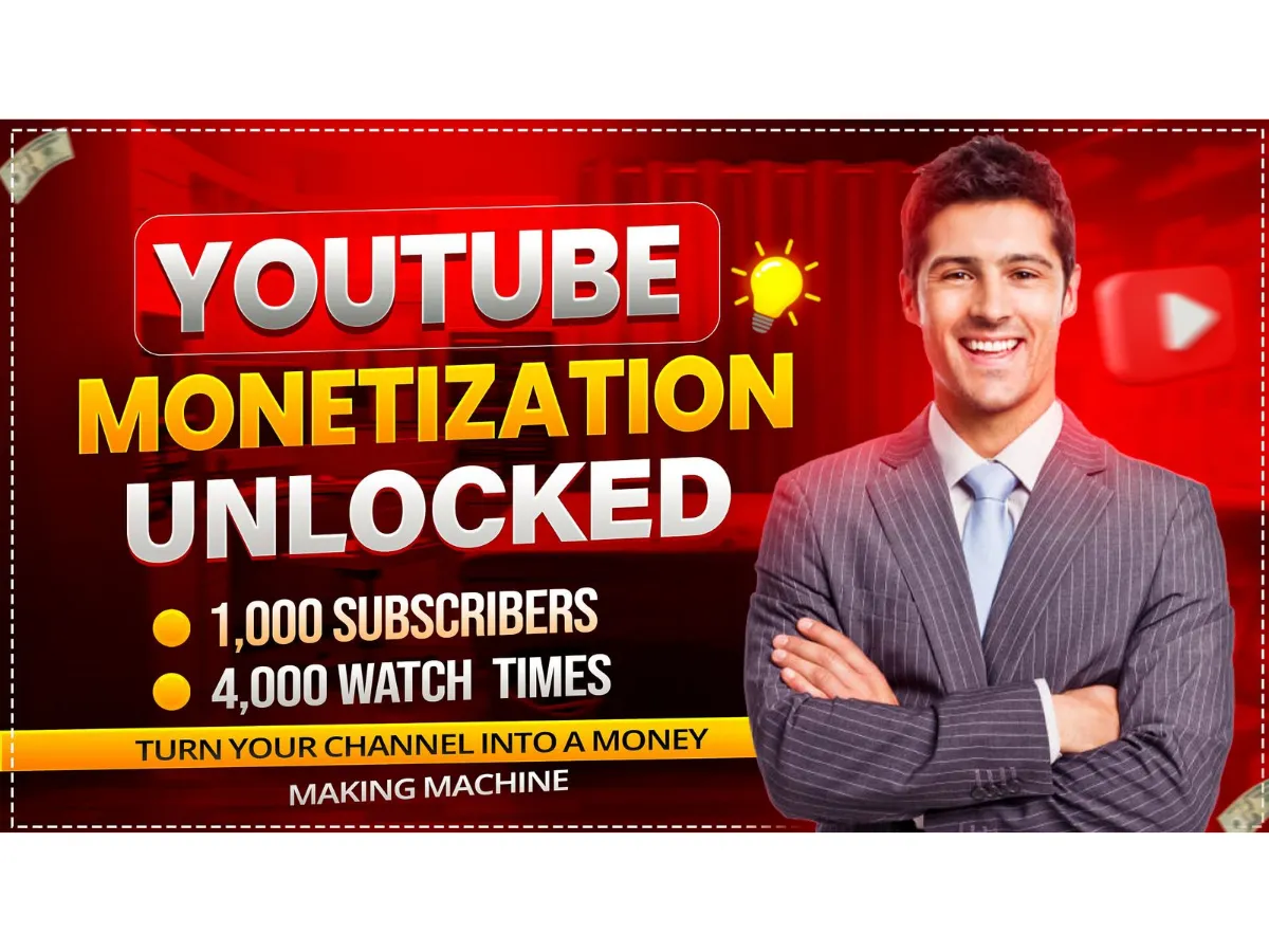 I will do manually deliver 4000 hours YouTube watch time for monetization