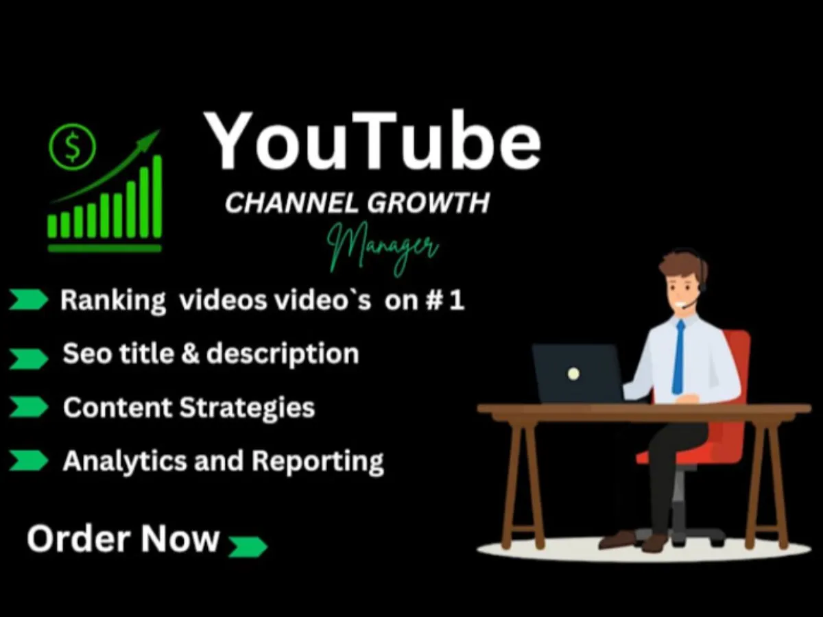 YouTube channel growth manager 