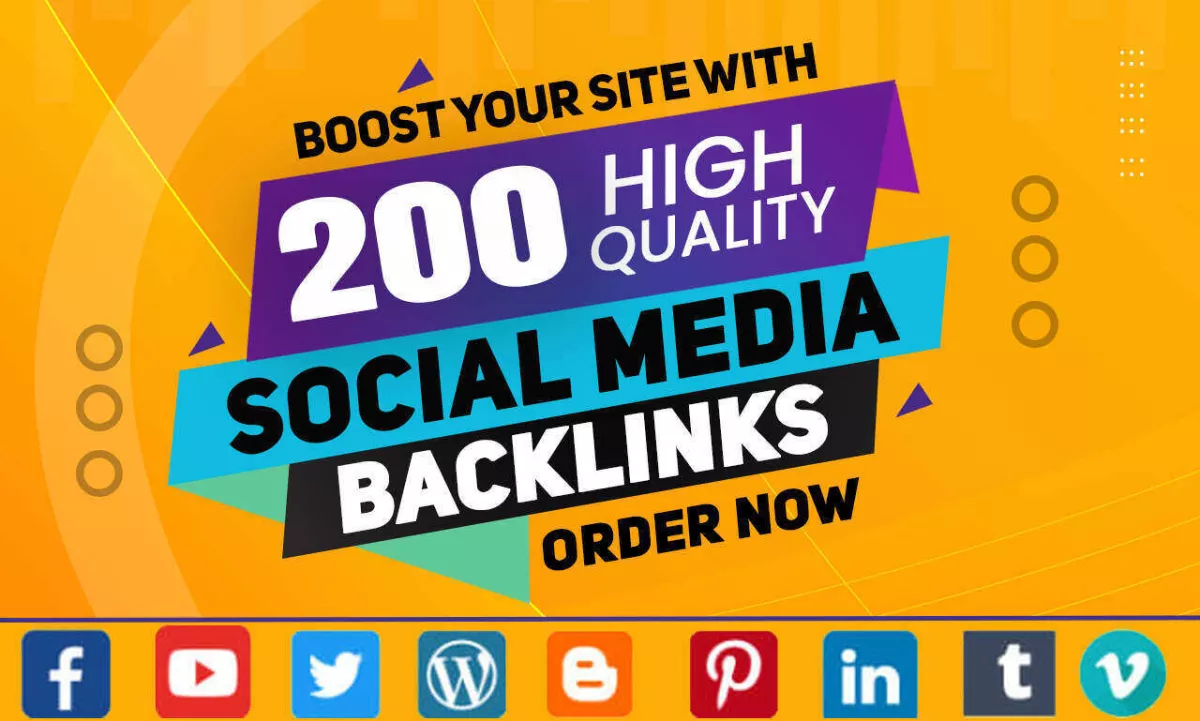 Create 300 Social Media Profile Backlink for High Da White Hat Link Building