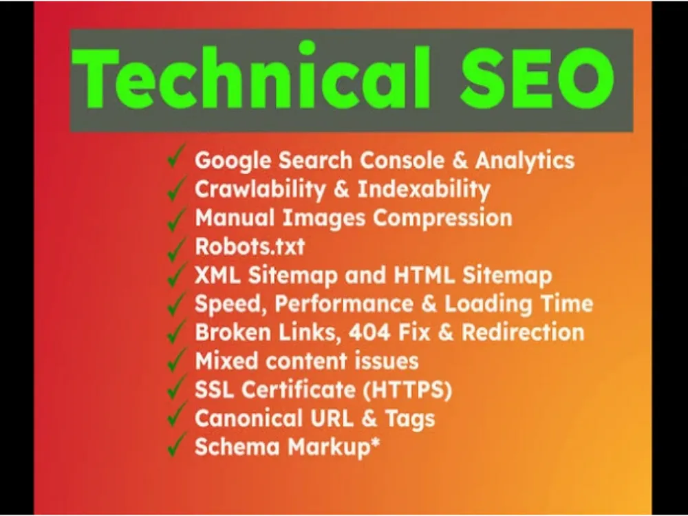Will Fix 404 Errors, Broken Links, Robot txt, and XML Sitemap Indexing