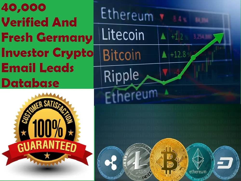 SEND You 40,000 Verified And Fresh Germany Crypto Investors Email Leads Database