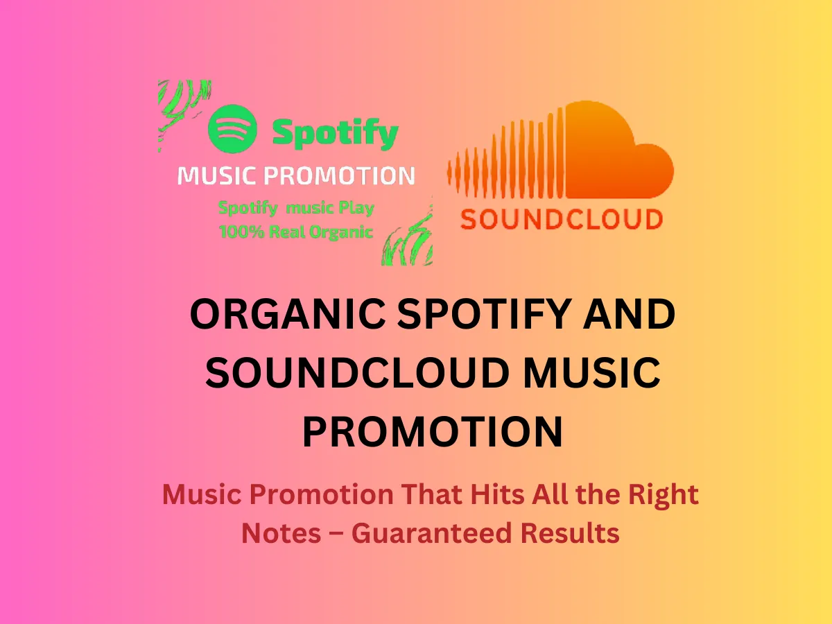 do organic Spotify and Soundcloud music promotion