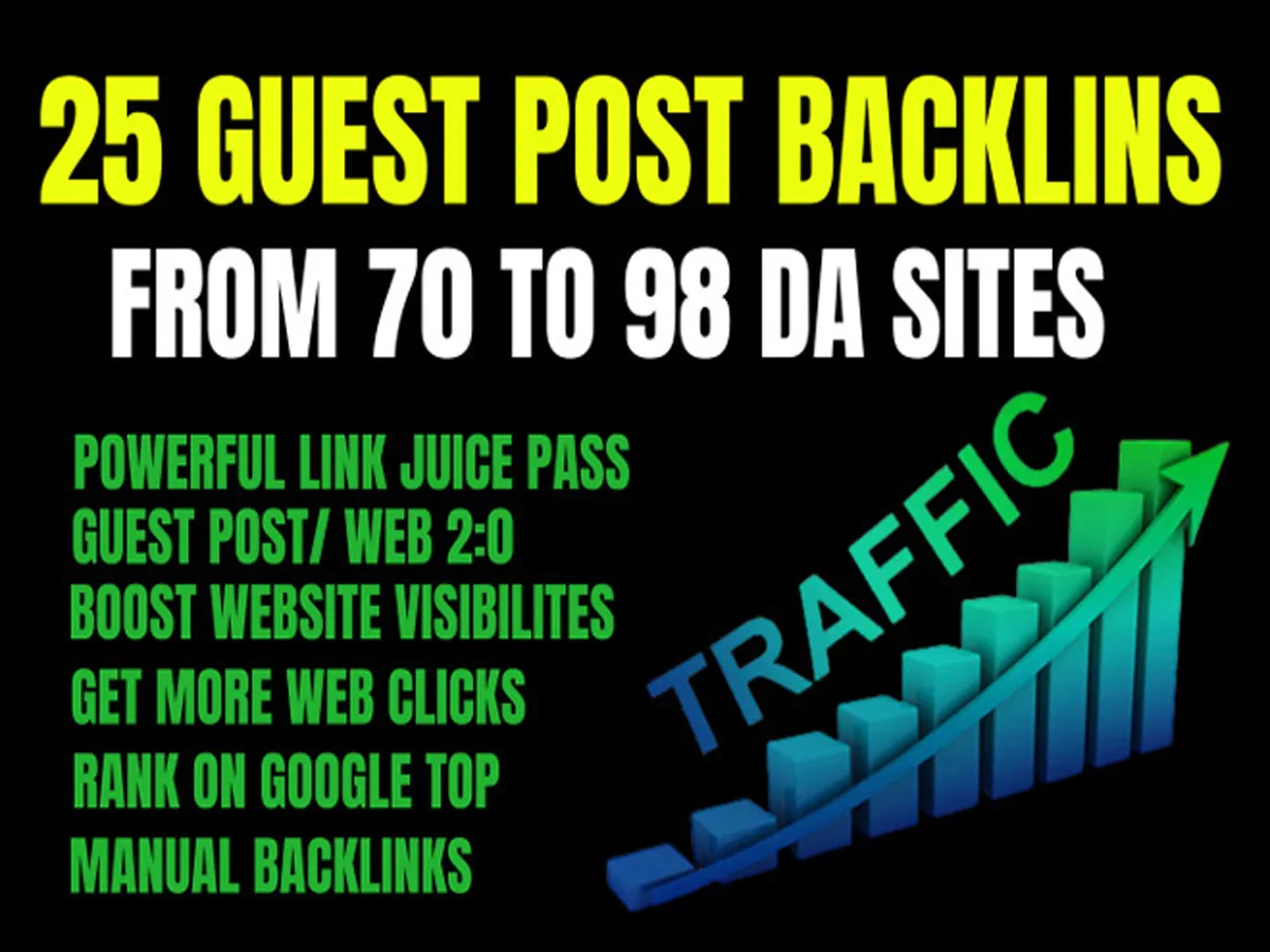 25 Guest Post Backlinks For Website Ranking