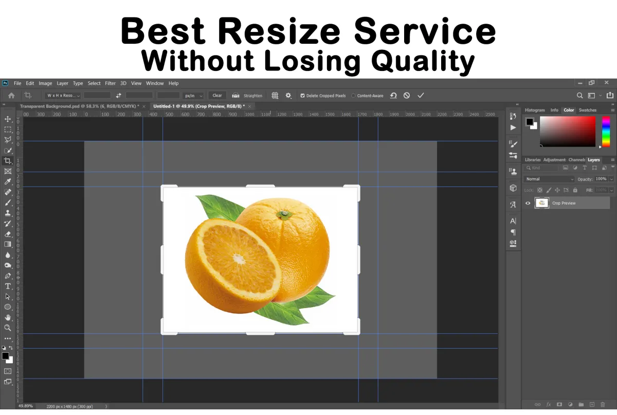 Professionally resize your images and remove backgrounds within a few hours