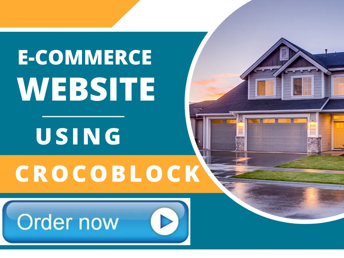 make ecommerce website by crocoblock, elementor, woocommerce and jetwoobuilder