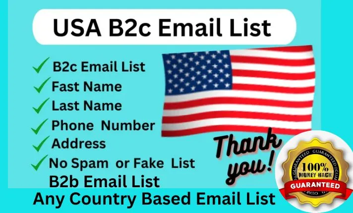 give USA UK or any country based niche targeted email list