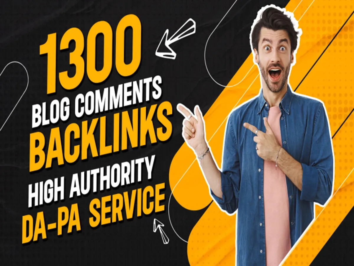 I will create 1300 do follow blog comment SEO backlinks high quality