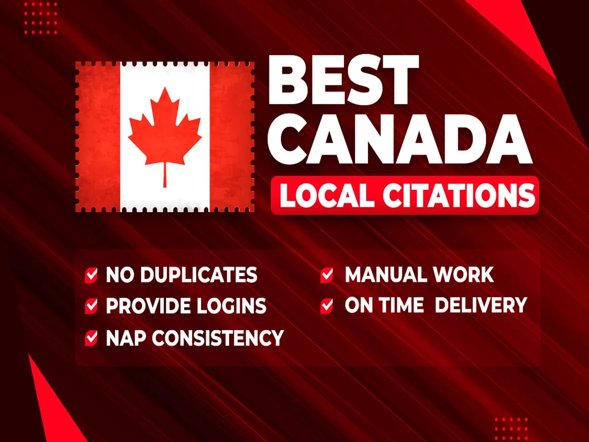 Provide 200 Canada Local Citations For Business Listing And Directories | Local SEO Backlinks 