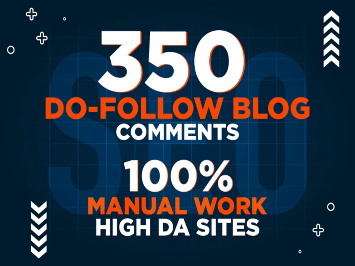 350 Dofollow Blog comment DA 20 Plus domains