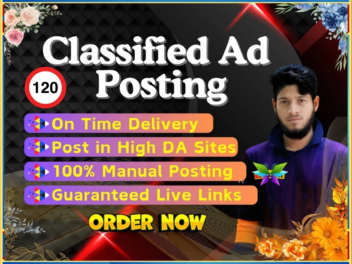 Provide 120 Classified Ad Posting backlinks to Boost Your Website Rank