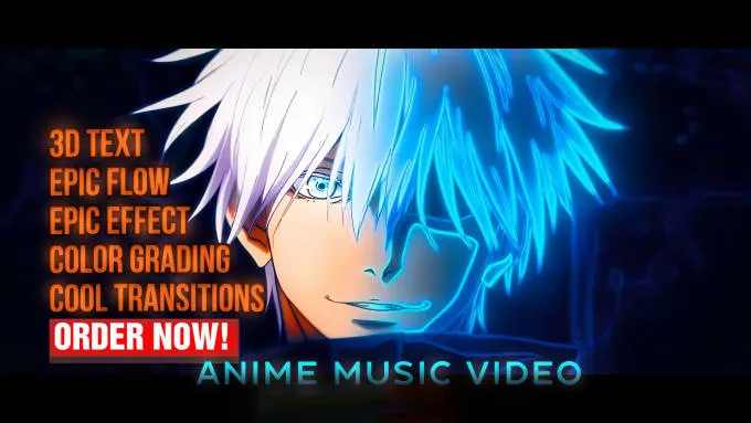 make epic anime music video amv or anime edit