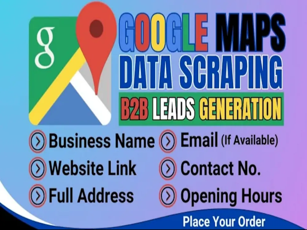 Scrap 200 Google Maps Data For Business (B2B) Leads