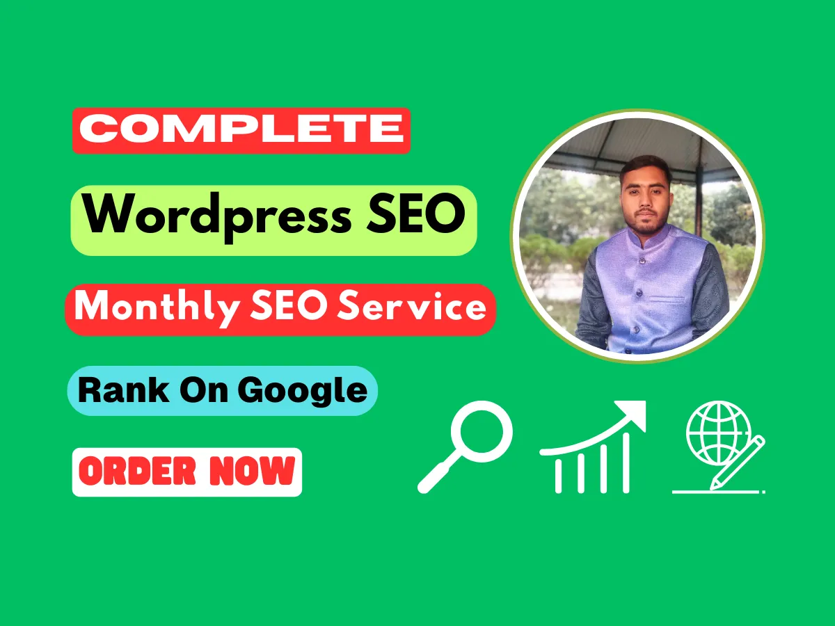 Complete Wordpress SEO Services for Increase Your Website Traffic and Top Google Ranking