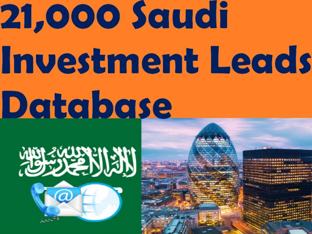 Give You 21,000 Saudi Investment Leads Database