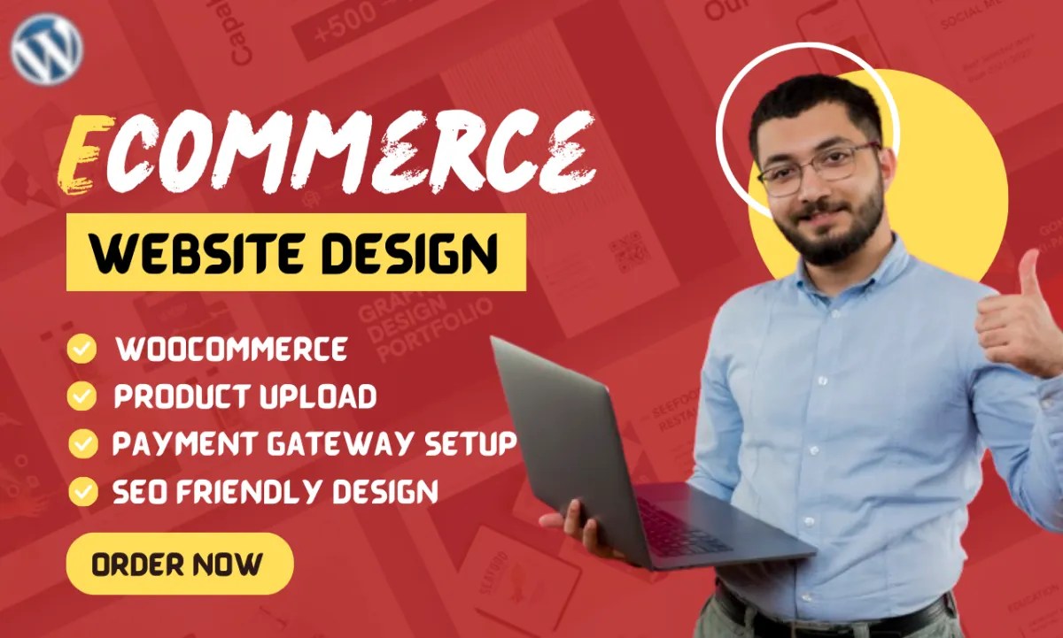 design and develop a professional WordPress ecommerce website for you