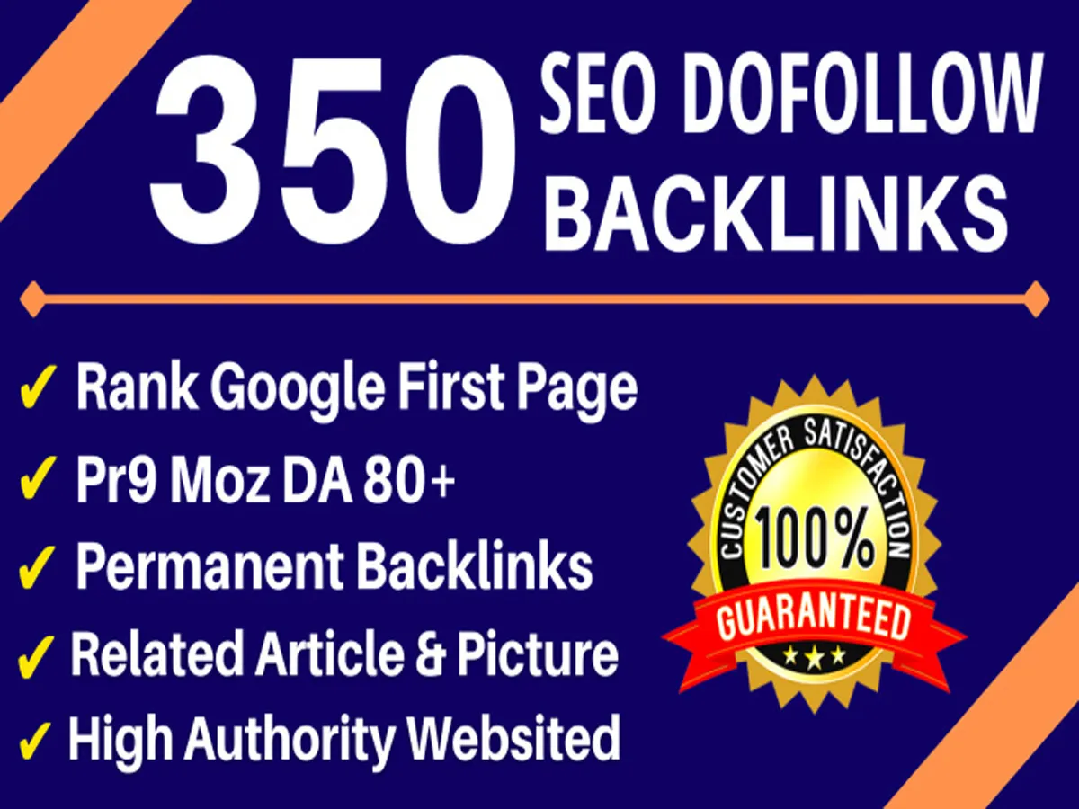 Manually 350 SEO Dofollow High Authority Mixed Profile Backlinks