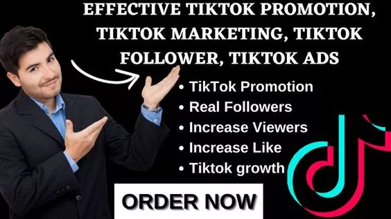 l will grow and promote tiktok organically your tiktok account