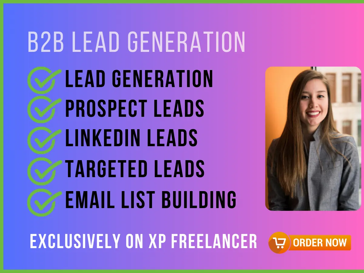 do highly targeted B2B lead generation and email list building for any industry