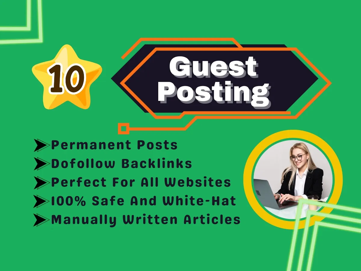 I will dofollow guest posts or permanent guest posting from high quality blog