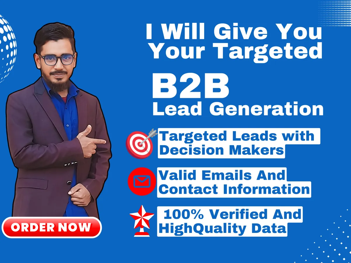 I will do B2B lead generation and email list building using LinkedIn Sales Navigator