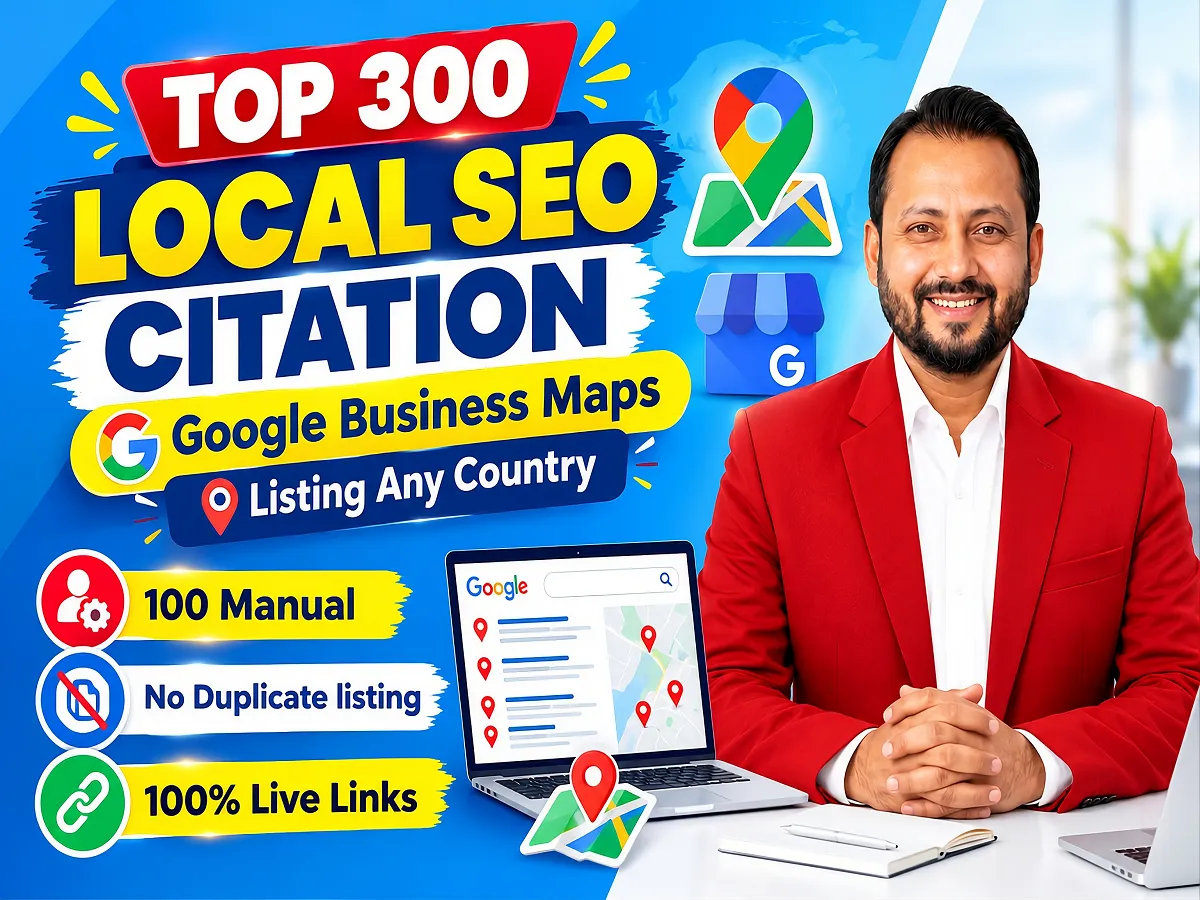 Local SEO Citation Google Business Maps Listing Any Country