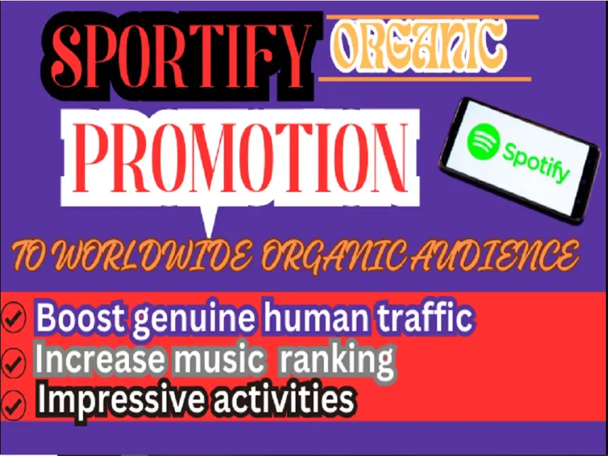 do organic Spotify and Soundcloud music promotion