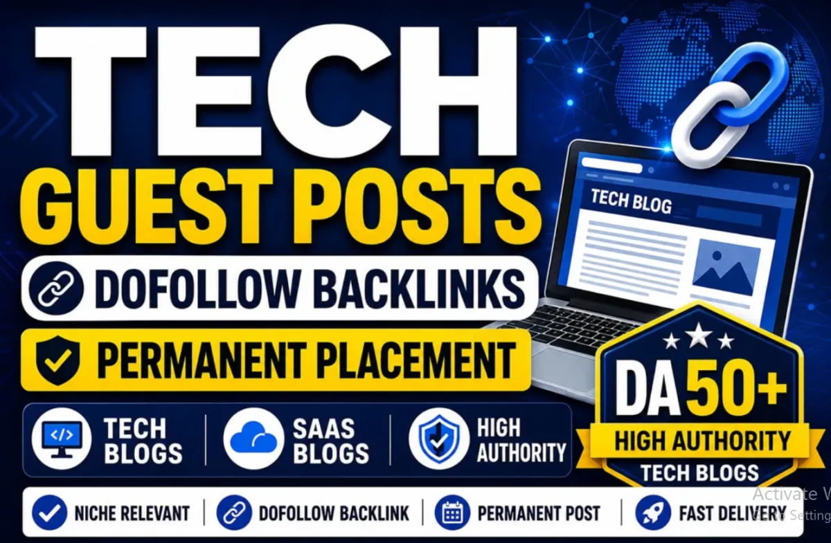 I will publish technology guest posts with dofollow backlinks
