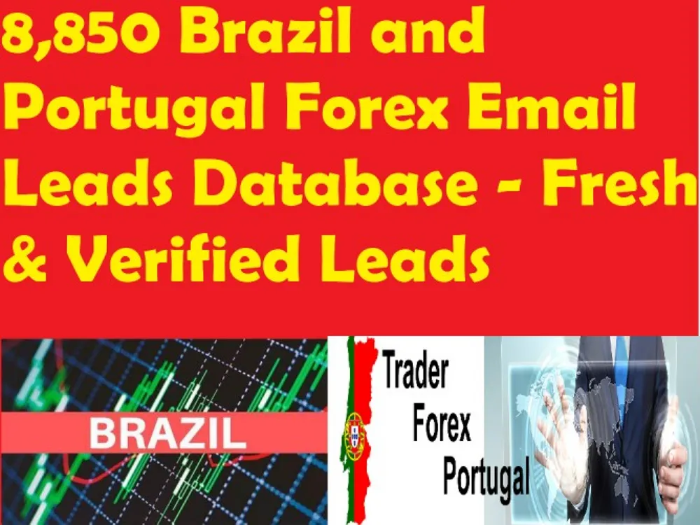 8,850 Brazil and Portugal Forex Email Leads Database