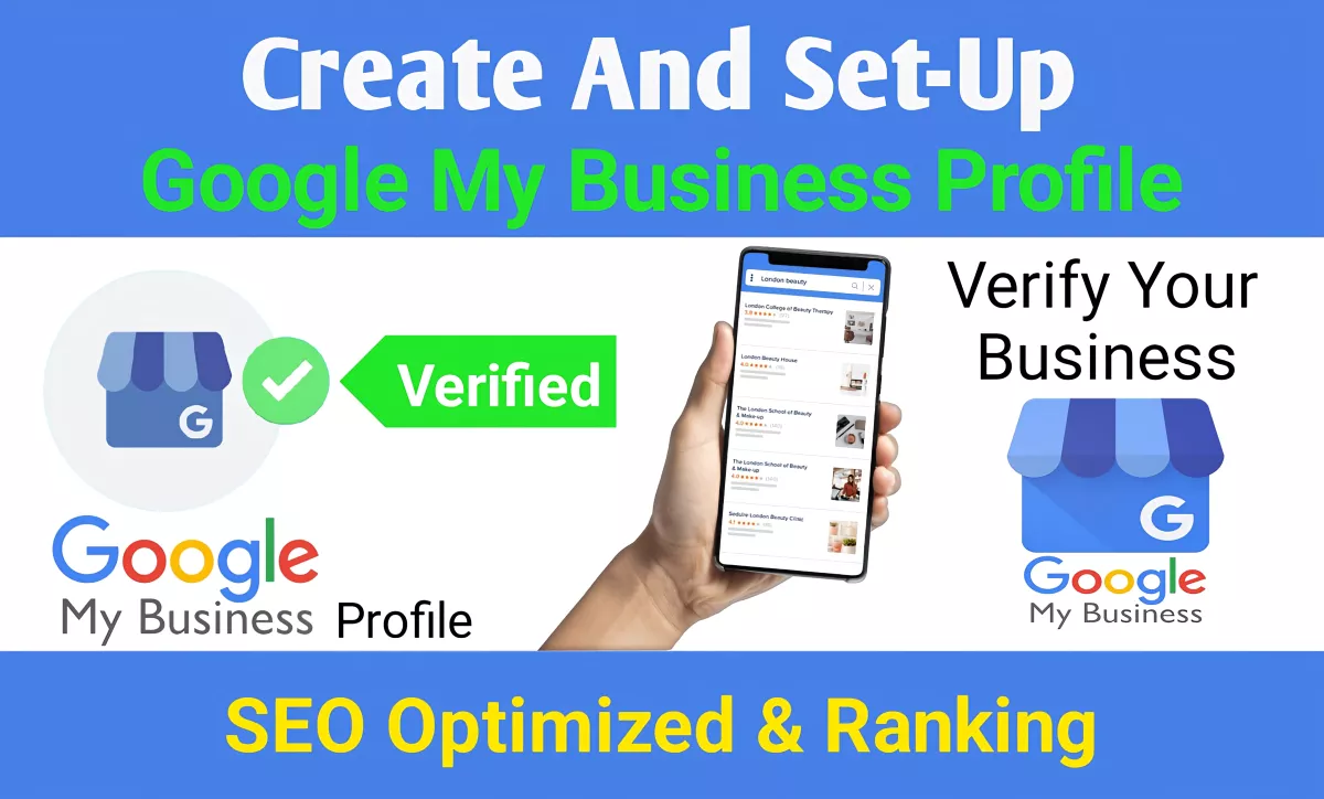 I will create optimize and rank google my business profile perfectly 