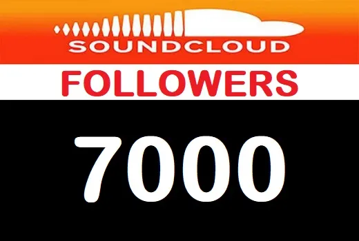 Provide 7000 High Quality soundcloud followers lifetime guarantee