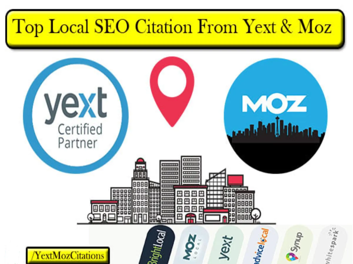 Do top 100 local SEO citation from yext and moz list , Backlinks 