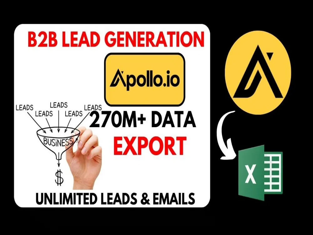 Give You 627,158 Apollo io Worldwide Email Leads Database